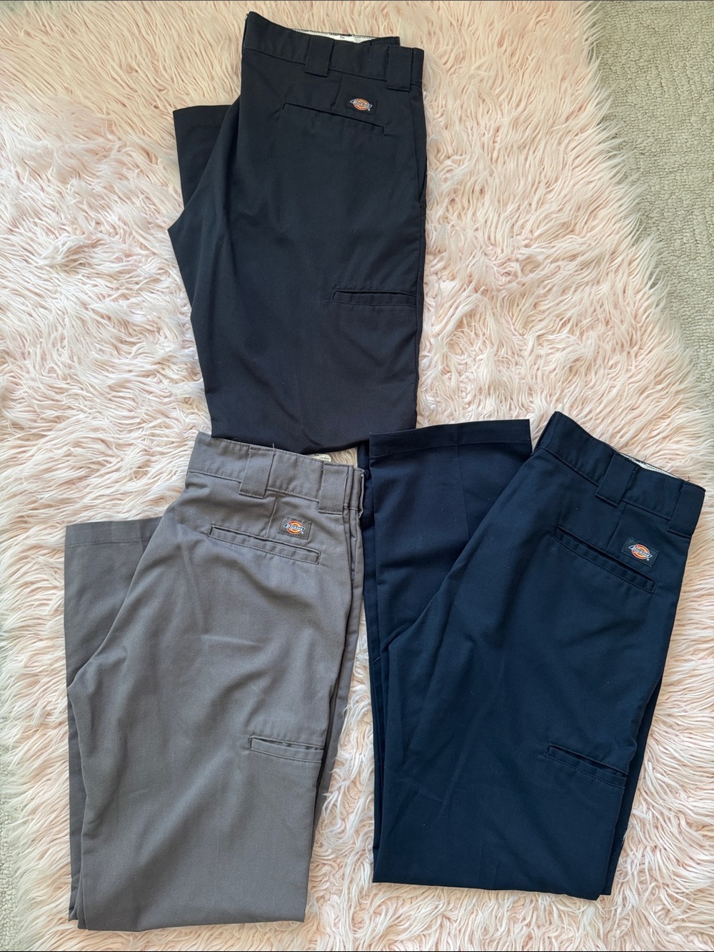 Dickies Men’s Cargo Work Pants – Black, Gray, Navy